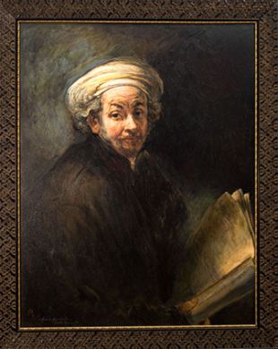 Rembrandt self portrait $30,000: click to enlarge