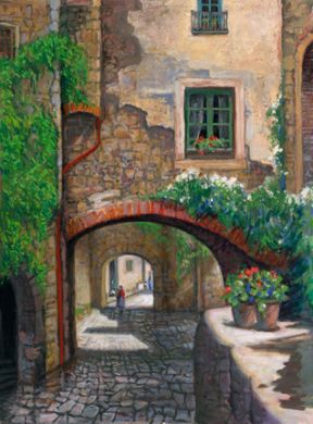 ***Italy - Print - Tuscan Archway - 40x30 canvas print available $1140- paper print $75: click to enlarge