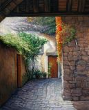 Italy - Print - Italian Patio - may be ordered - paper prints available