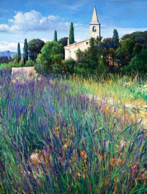 France - Print - Lavender - 0 canvas available - may be ordered - paper prints available: click to enlarge