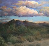 SONORAN DESERT - Looking toward Black Mountain 36x48 - $19,000